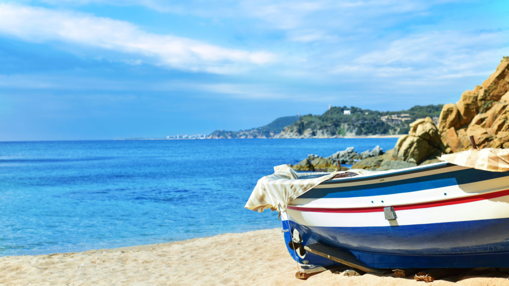 Playa de Sa Caleta en Lloret de Mar