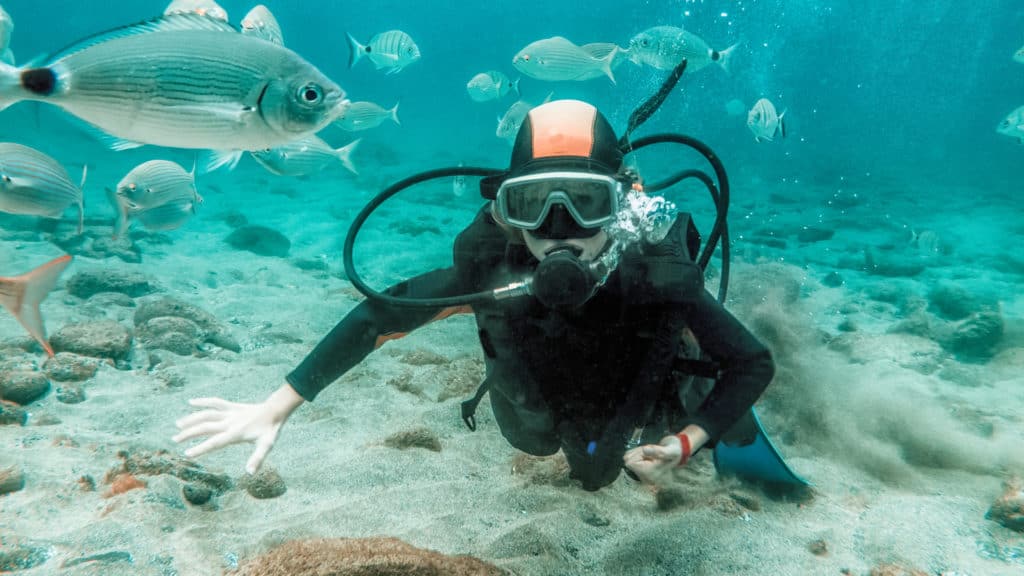 Actividades acuáticas en Lloret de Mar - buceo