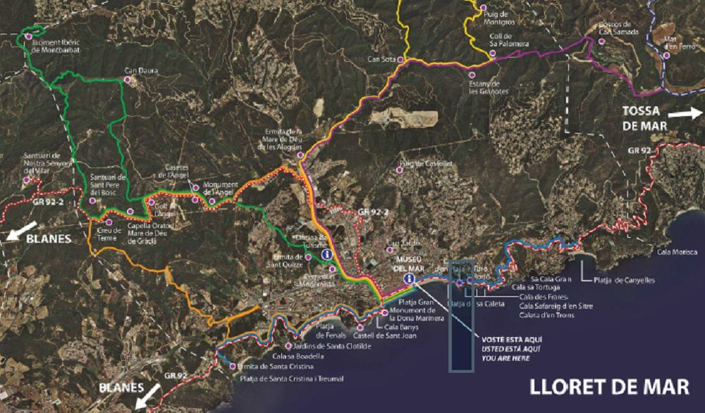 Senderismo en Lloret de Mar - las rutas más bonitas